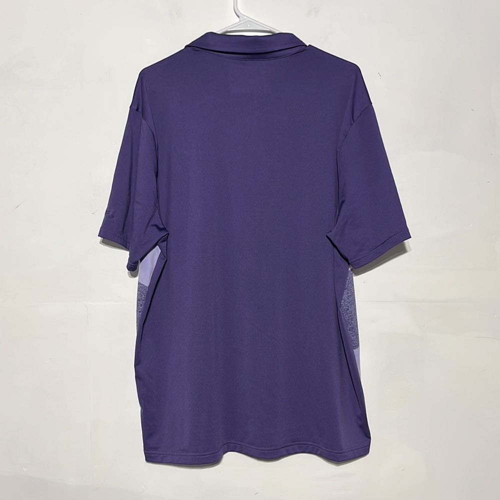 Under Armour Men’s The Playoff Polo Bodega Purple Stripe Size XL - Picture 7 of 8